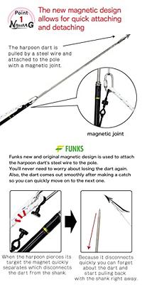 FUNKS NABURA G Harpoon Large Fish Tuna Marlin Fish Spear Harpoon Dart Head  Magnet Fish Spear Big Game Fishing - Yahoo Shopping