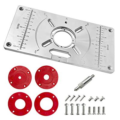 Aluminium Alloy Router Table Insert Tool Router Templates Woodworking  Benches