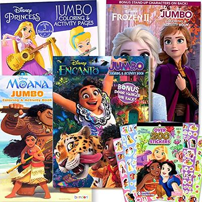 Disney Princess Coloring Book Activity Deluxe Bundle Set for Kids