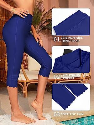 ATTRACO Swim Tights for Women Sun Protection Water Pants Quick Dry Swim  Shorts Navy 2XL - Yahoo Shopping