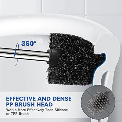 SetSail Toilet Brush, Toilet Bowl Brush and Holder Compact Size Toilet  Brushes for Bathroom with 304 Stainless Steel Handle Toilet Cleaner Brush  with