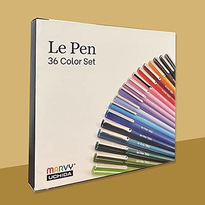 Uchida Le Pens Multicolor Set - 36 Colors Complete Set - Le Pen