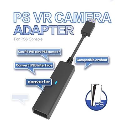 Lenpos PSVR Adapter PS5 OEM PS4 Camera Adapter Cable, Play PS VR on PS5  Playstation 5, Converter Connecting Cable for PS4 PSVR to PS5 Console
