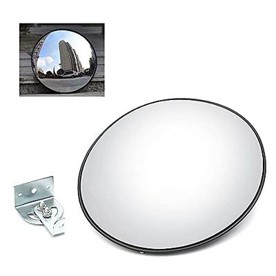 12inch Security Mirror PC Convex Traffic Mirror, Wide Angle Curved Safety  Mirror with Adjustable Bracket for Outdoor Indoor Driveway Road Shop Garage  Parking Lot Blind Spot Hidde - Yahoo Shopping