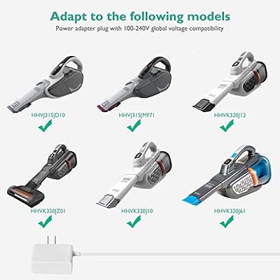 Lnauy Charger Compatible with Black and Decker HHVJ315JD10 / HHVJ315JMF71 /  HHVK320J61 / HHVK320J10 / HHVK320JZ01 Dustbuster Smartech Handheld Vacuum  90602522-01 N561340 Replacement Power Supply Cord - Yahoo Shopping