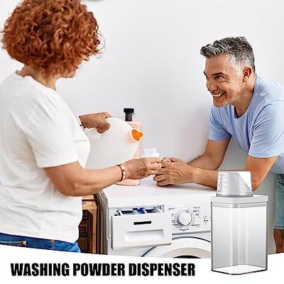 Household Measuring Cup Laundry Detergent Powder Washing Powder Container  Cereal Jar Detergent Box Storage Bucket M