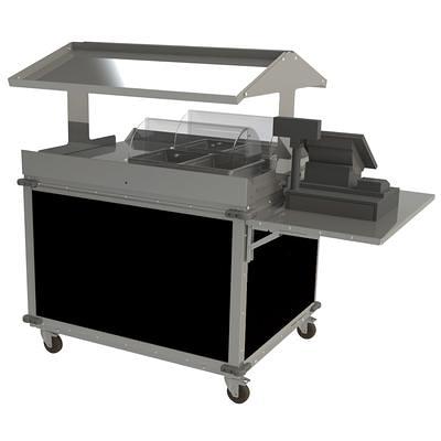 Cadco CBC-HHH-LST 55 1/2 Hot Food Table w/ (3) Wells & Undershelf, 120v,  Silver - Yahoo Shopping