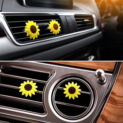 14 Pieces Sunflower Car Accessories for Women Sunflower Steering Wheel  Cover Sunflower License Plate Frame Car Keyring Bracelet Non Slip Handbrake  Cover Gear Shift Cover Seat Belt Pads Car Mat - Yahoo Shopping