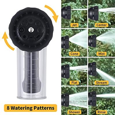  Pup Jet Dog Wash Hose Attachment Car Wash Garden Hose Foam  Sprayer Gun High Pressure Spray Nozzle 8 Patterns with Soap Dispenser  Washing Mitt for Watering Plants Showering Pet Horse Wash