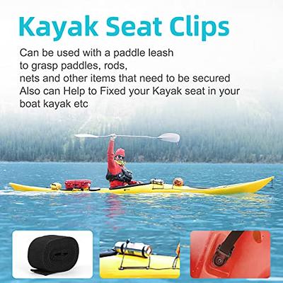 Kayak Seat Repair Kit Seat Strap Clips and Tri-Glide Hooks Fit for Lifetime  Emotion