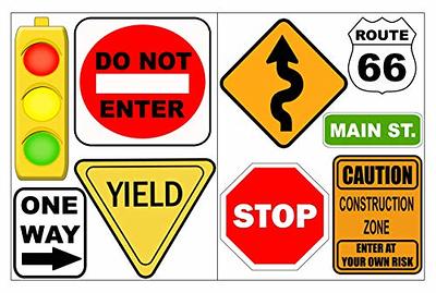 Stop Sign Room Decor, Street Signs For Bedroom, Traffic Signs