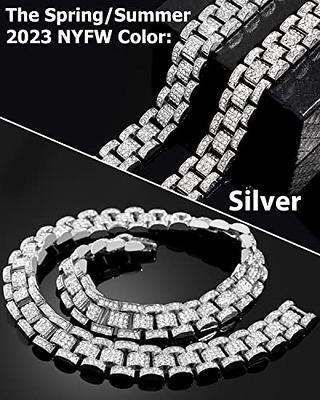 Metal Cuban Diamond Dog Chain Dog Training Chain with Secure Buckle Pet  Collars for Large Medium Dogs - Yahoo Shopping