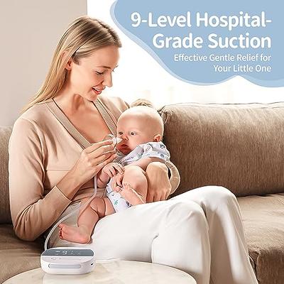 Occobaby Baby Nasal Aspirator - Safe Hygienic and Quick Battery Operated Nose Cleaner