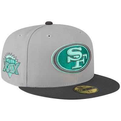 Men's San Francisco 49ers New Era Aqua Color Pack 9FIFTY Snapback Hat