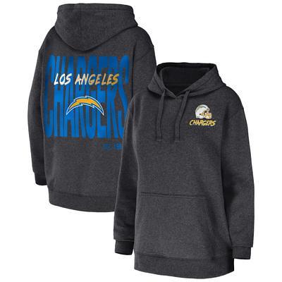 Women's Antigua Heather Gray Los Angeles Rams Victory Chenille Pullover Sweatshirt Size: Medium