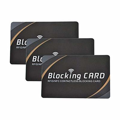 RFID Blocking Card | NFC Contactless Cards Protection | 1 Card Protects  Your Entire Wallet | No More Need for Single Sleeves | for Men or Women