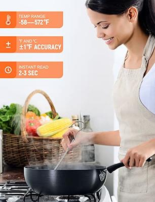 Digital Temperature Display Frying Pan