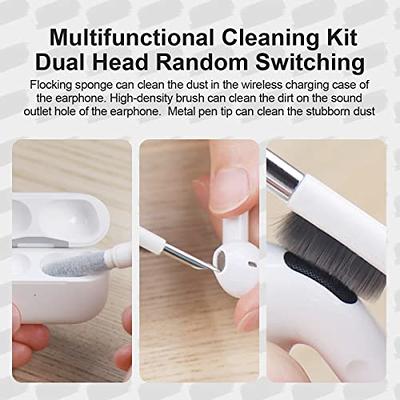 5 in 1 Keyboard Cleaning Brush Kit,Multifunctional Earbuds Cleaner with Keycap Puller,Cleaning Tools for Mechanical Keyboard,PC Laptop and Earphone