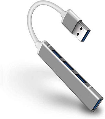 BYEASY USB Hub, 4 Port USB 3.0 Hub, Ultra Slim Portable Data Hub Applicable  for iMac Pro, MacBook Air, Mac Mini/Pro, Surface Pro, Notebook PC, Laptop