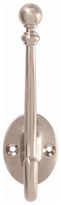 Command 5 lb. Large Satin Nickel Metal Hook (1 Hook, 2 Water Resistant  Strips) MR03-SN-BES - The Home Depot