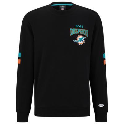 Miami Dolphins Throwback Hoodie, Blue - Size: M, NFL by New Era