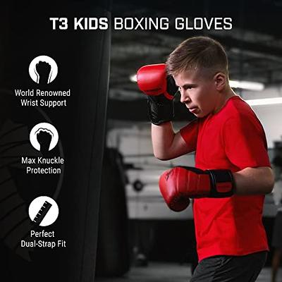 Hayabusa T3 Boxing Gloves for Kids and Teens Wrist and Knuckle