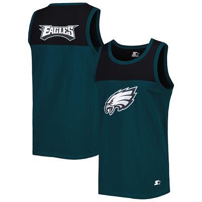 Men's Starter Midnight Green/Black Philadelphia Eagles Team Touchdown  Fashion Tank Top