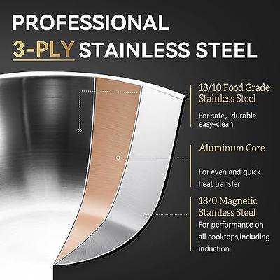 10 Stainless Steel Wok