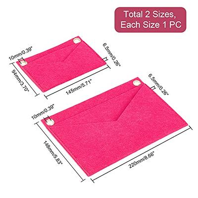 WADORN 2 Sizes Purse Felt Organizer Insert, Women Pochette Conversion Kit  Rectangle Wallet Insert Liner with Eyelets Multi-Pocket Envelope Bag Inside  Organization Accessories for LV Kirigami, Pink - Yahoo Shopping