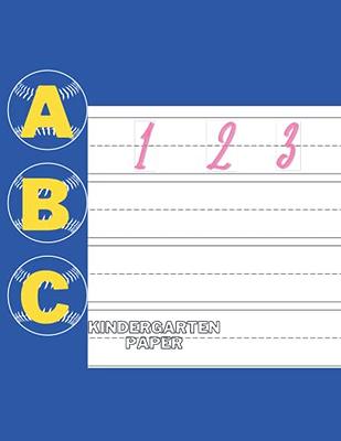 Kindergarten Writing Paper: Bumper 120-Page Dotted Line Notebook for  Kindergarten Kids. (Handwriting Practice Paper Notebook / Blank Handwriting