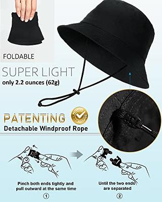Waterproof Bucket Rain Hat for Women Wide Brim Summer UPF50+