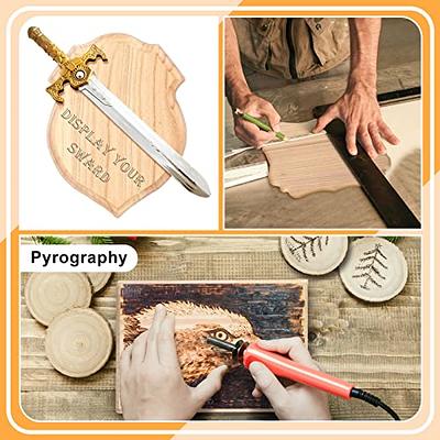 Portable Wood Slices Crafts Pyrography Unfinished Decor Wood