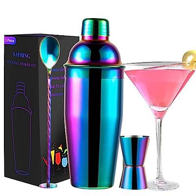 OGGI Dial A Drink Cocktail Shaker - Stainless Steel, 15 Recipes, Built in  Strainer, 34 oz - The Original and Only Dial A Drink - Ideal Home Bar Drink  Mixer, Bartender Kit