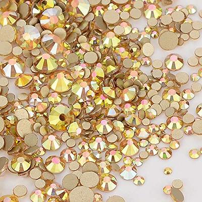 5320pcs Face Gems Eyes Jewels with Glue, Colorful Beads & Round Glass  Crystal AB + Clear