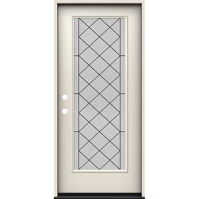 JELD-WEN 36 in. x 80 in. 6-Panel Primed Right-Hand Inswing Steel