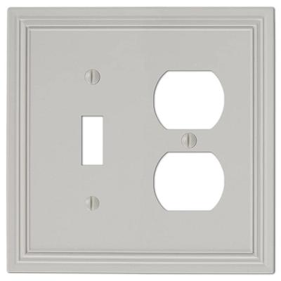 Hampton Bay Cabin 1 Gang Duplex Wood Wall Plate - Unfinished 180DHB - The  Home Depot