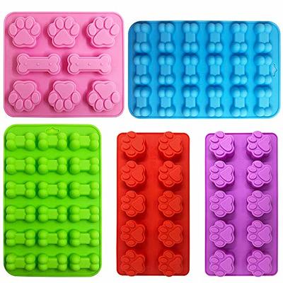 Puppy Dog Paw and Bone Silicone Molds, Sonku Silicone Trays Candy Molds for  Chocolate, Candy, Jelly, Ice Cube, Dog Treats (5Pcs/set) - Yahoo Shopping