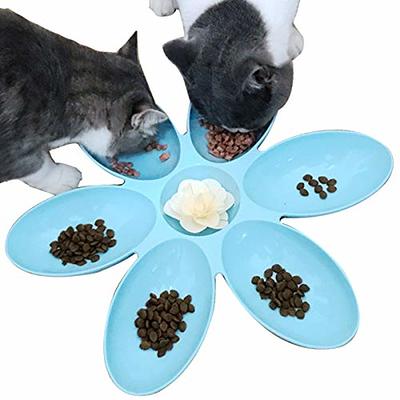 Cat Feeders Slow Feeder Cat Bowl, Fish Shape Silicone Puzzle Feeder Kitten  Bowl Fun Interactive Feeder Bowl Preventing Pet Feeder Anti-gulping Healthy  Eating Diet Cat Bowls(Green) 