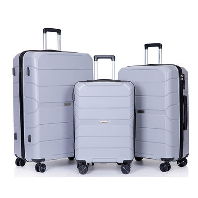 Somago Luggage Sets 3 Piece Spinner Hardside PP