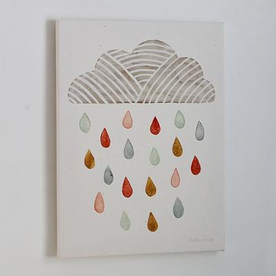 Art Print Wall Art Rain Cloud Watercolor Pauline Stanley