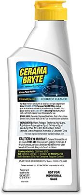 Cerama Bryte Combo Kit POW-R Grip, Scraper, Pads & Removes Tough