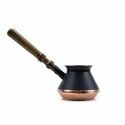 Turka for coffee Armenian gezva, with sand, copper, high, 690 ml