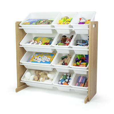 Cambridge Extra Large Kids' Toy Storage Organizer With 20 Storage Bins  White - Humble Crew : Target