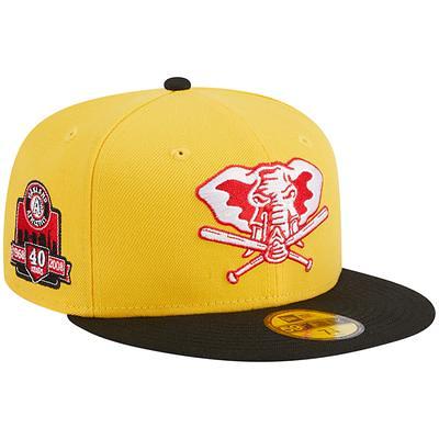 Men's New Era Yellow/Black Milwaukee Brewers Grilled 59FIFTY