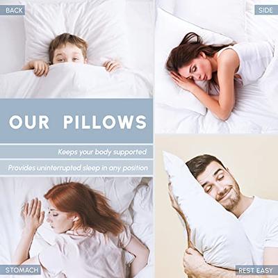 Bedsure Firm Pillows Standard Set of 2, Bed Pillows for Sleeping