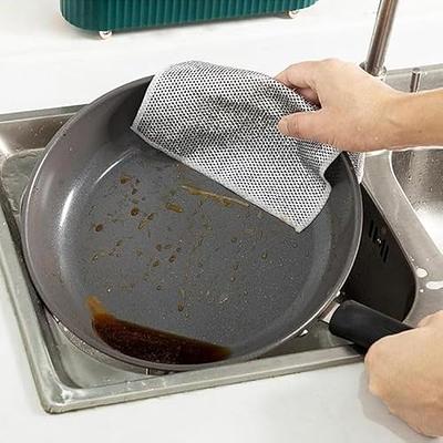 Multipurpose Wire Dishwashing Rags for Wet and Dry, Multifunctional  Non-Scratch Wire Dishcloth Japanese Metal Wire Dish Towel Non-Scratch  Scrubbing Cleaning Rags for Kitchen (15 PCS) - Yahoo Shopping