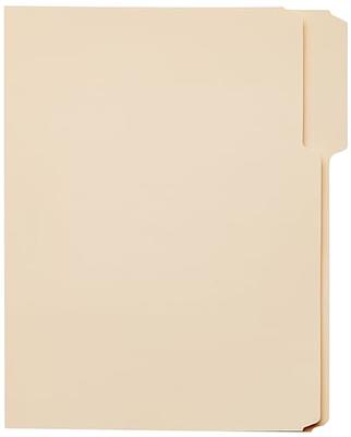Basics AMZ401 File Folders - Letter Size (100 Pack) – Assorted Colors  : : Office Products