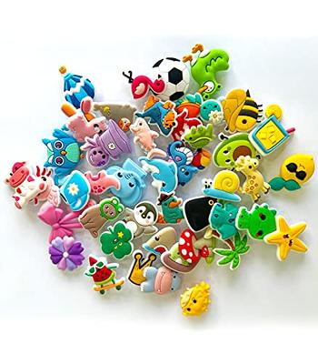 Cartoon Croc Charms for Girls, 35 PCS Cute Croc Pins Pack Croc Accessories  for S