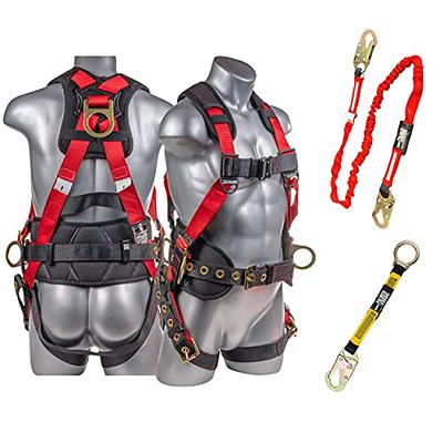 Palmer Safety Fall Protection Full Body 5 point Harness, Padded