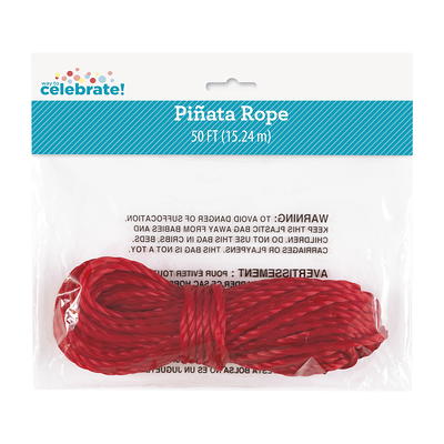 Red Birthday Pinata Rope, 50ft - Yahoo Shopping